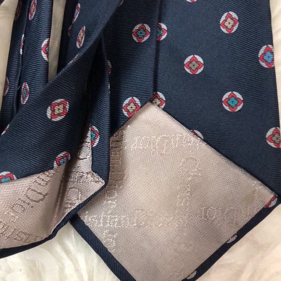 🆕 Christian Dior Italy Silk Tie - Picture 8 of 8